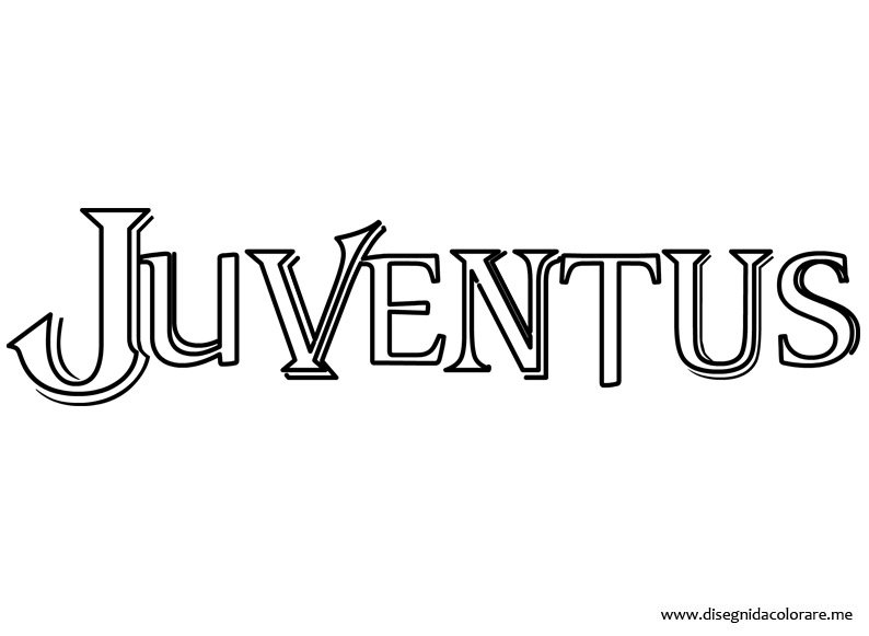 scritta juventus