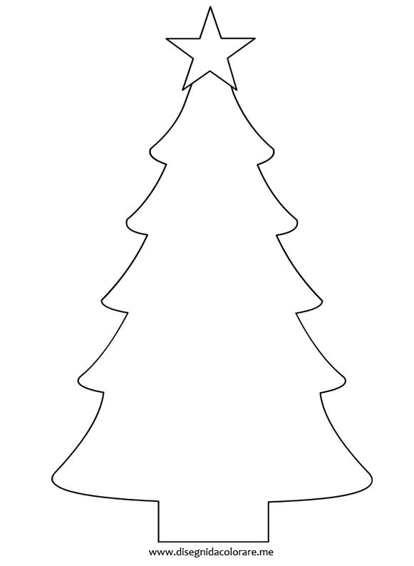 Disegni Di Natale Albero.Albero Di Natale Disegni Da Colorare