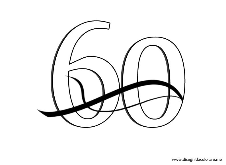 Numero 60 Disegni Da Colorare
