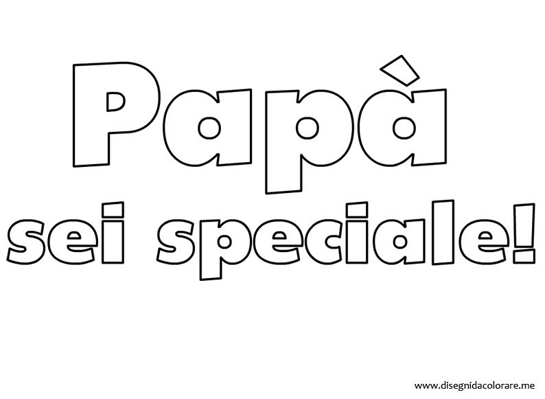 papa sei speciale