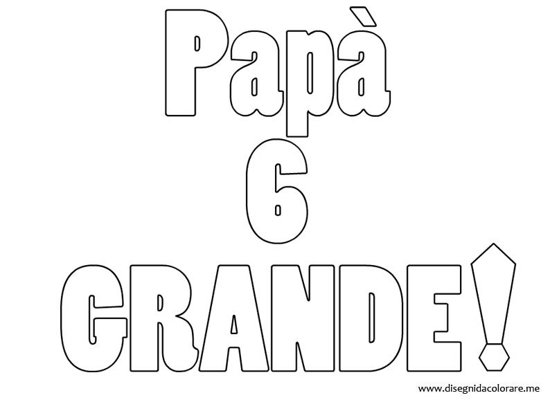 papa sei grande