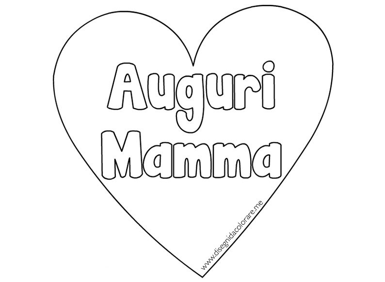 cuore auguri mamma