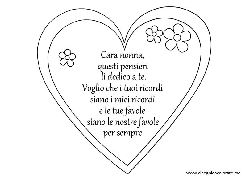 Frase Sulla Nonna Disegni Da Colorare