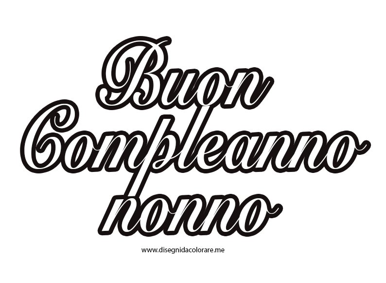 buon compleanno nonno