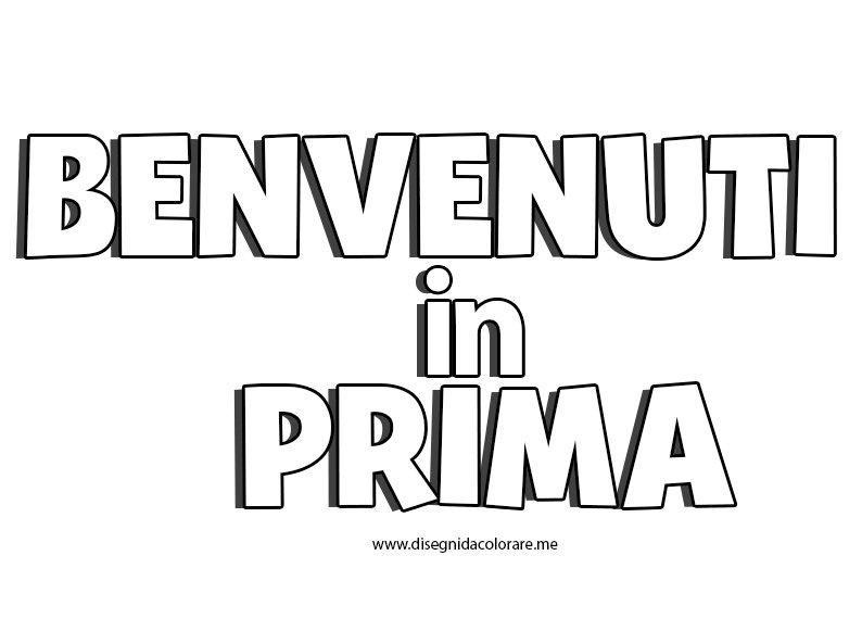 benvenuti in prima