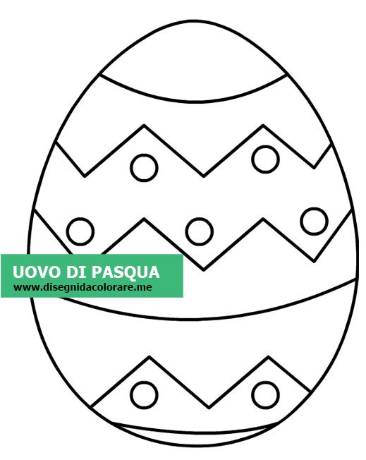 disegno uovo pasqua