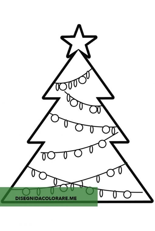 Disegni Di Natale 2020.Albero Di Natale Da Ritagliare Disegni Da Colorare