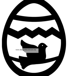 Stencil uovo Pasqua
