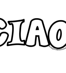 ciao scritta
