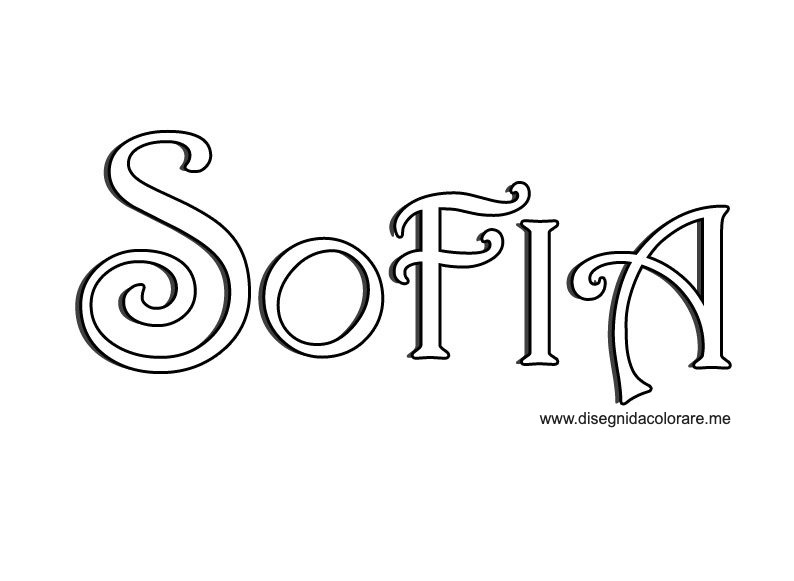 Sofia 1 nome sofia 1