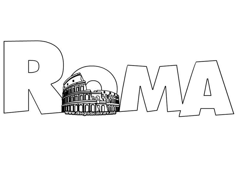 scritta roma 1