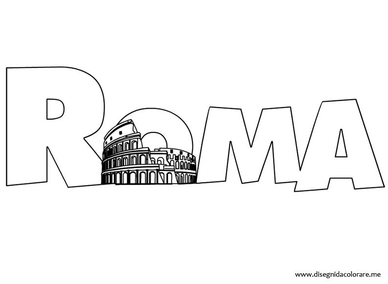 scritta roma