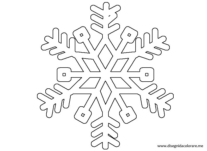 Fiocchi Di Neve Colorati Da Stampare