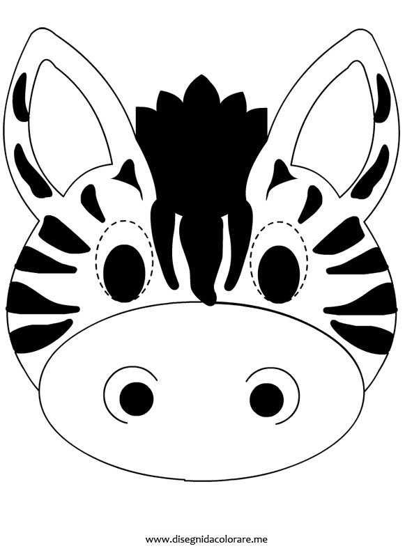 maschera zebra