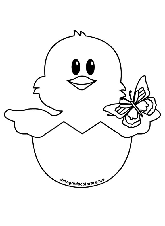 Pulcino di Pasqua 1 pulcino farfalla 1
