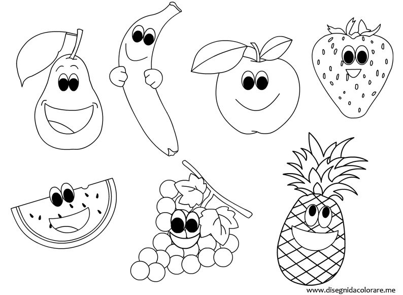 disegno frutta