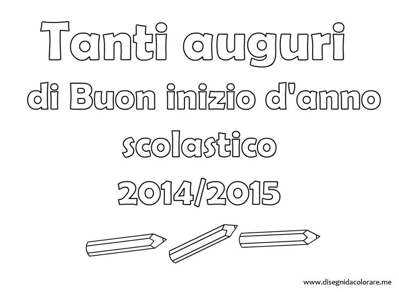 auguri inizio anno scolastico