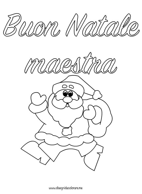 buon natale maestra