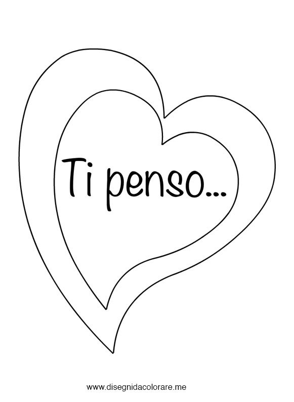 Scritta Ti penso 1 ti-penso