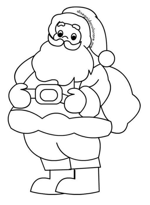babbo natale sacco regali