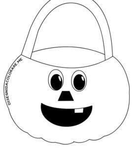 cestino halloween zucca