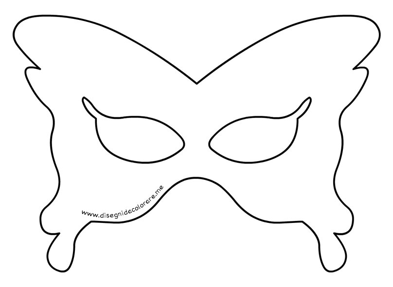 maschera carnevale disegno