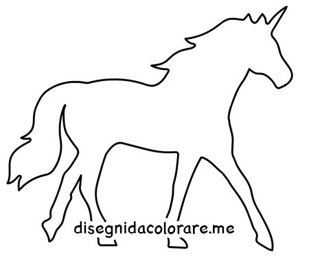 sagoma unicorno