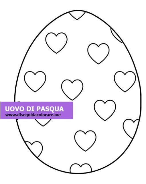 uovo pasqua cuori