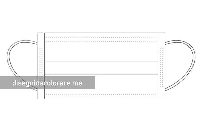 Mascherina chirurgica da stampare 1 Mascherina chirurgica