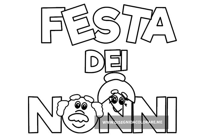 Scritta Festa dei Nonni