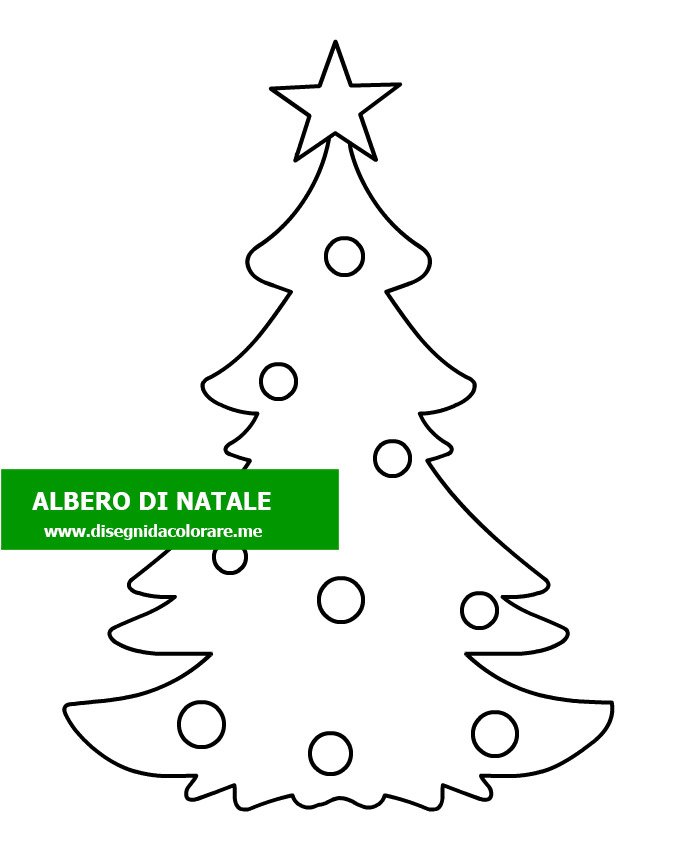 Cartamodello albero di Natale