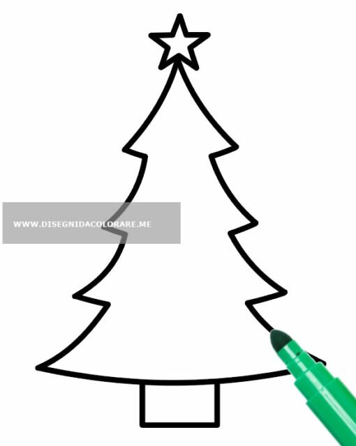 sagoma albero natale