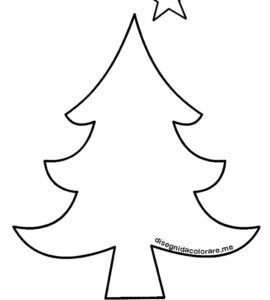 cartamodello albero natale
