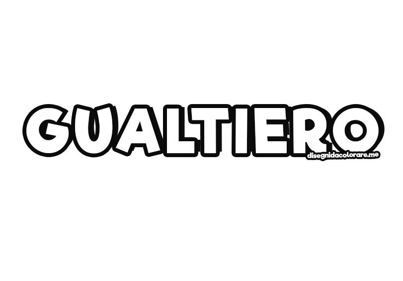 Gualtiero nome 1 gualtiero