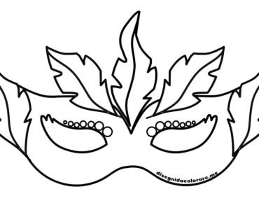 maschera piume