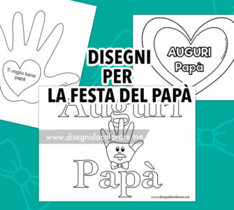 disegni festa papa