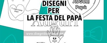 disegni festa papa