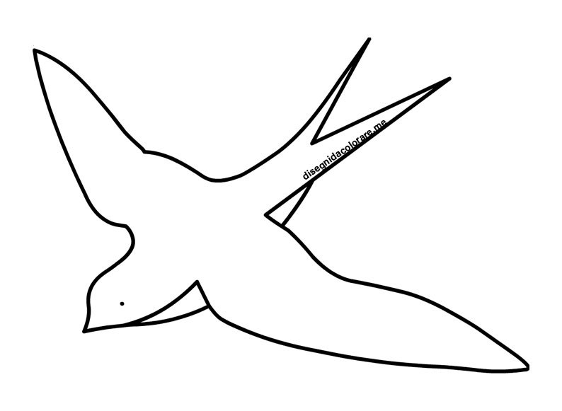 Rondine disegno 1 rondine