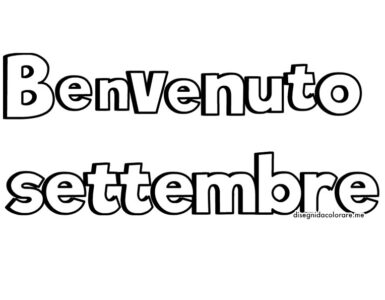 benvenuto settembre