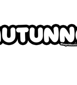 scritta autunno