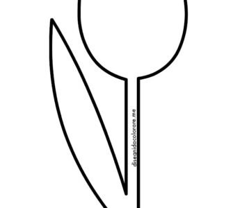 tulipano sagoma