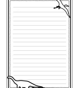 carta da lettere dinosauri