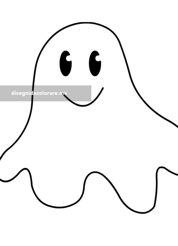Mantello Fantasma Halloween Bambini - Costume Bianco Con Cappuccio