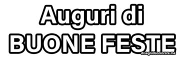 auguri buone feste