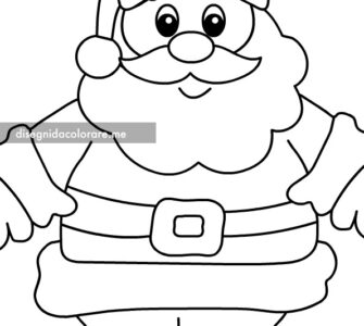 babbo natale disegno