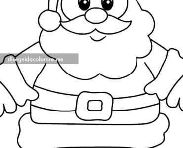 babbo natale disegno