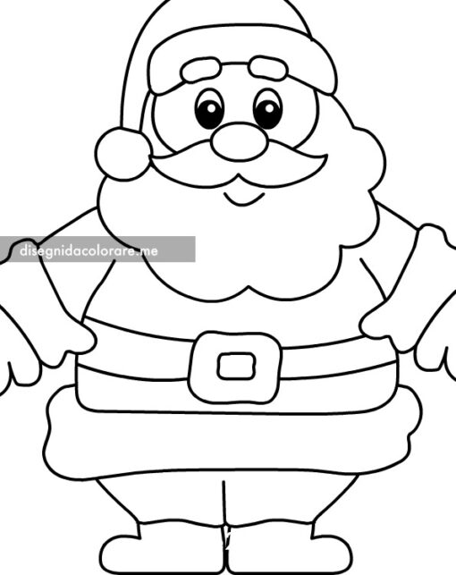 babbo natale disegno