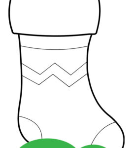 calza befana disegno