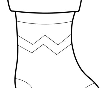 calza befana disegno