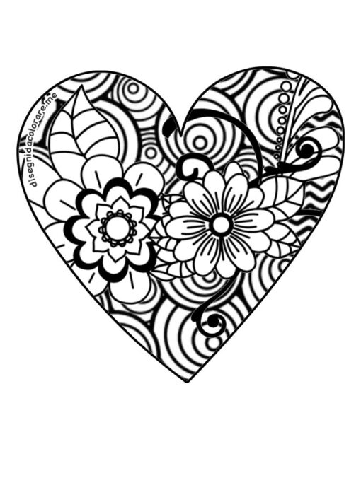 cuore mandala